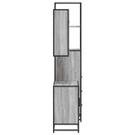 vidaXL Ensemble de meubles de salle de bain 3 Pièces Sonoma gris