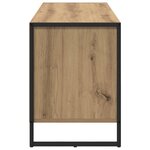 vidaXL Meuble TV Chêne artisan 100 x 36 x 49.5 cm Bois d'ingénierie