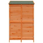 vidaXL Abri de jardin Marron 106 x 56 x 176 5 cm Bois de Sapin Massif