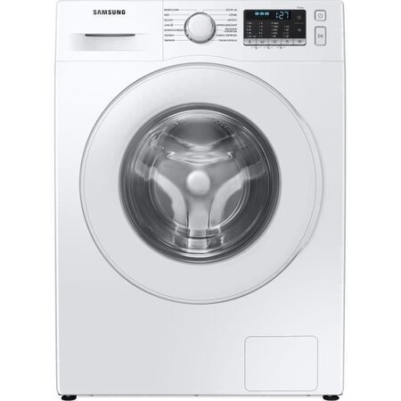 Lave-linge hublot samsung ecobubble ww80ta046tt - 8 kg - induction - 1400 trs/min - blanc