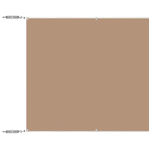 vidaXL Auvent vertical Taupe 140x600 cm Tissu oxford