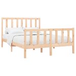 vidaXL Cadre de lit sans matelas 120x200 cm bois de pin massif