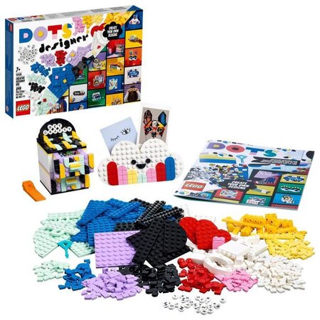 Lego 41938 dots boîte de loisirs créatifs tuiles décoratives porte-crayon  organisateur de bureau cadre et panneau de porte pour - La Poste