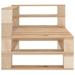 vidaXL Salon de jardin palette 5 Pièces bois