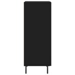 vidaXL Buffet Noir 34 5x34x90 cm Bois d'ingénierie