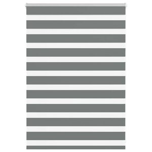 vidaXL Store zèbre gris foncé largeur du tissu 105 9 cm polyester