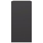 vidaXL Portant de bois de chauffage noir 60x40x80 cm acier