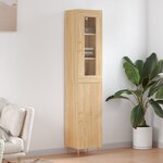 vidaXL Buffet haut Chêne sonoma 34 5x34x180 cm Bois d'ingénierie