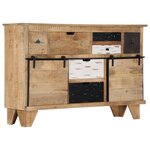 vidaXL Buffet 140x38x90 cm Bois de manguier massif