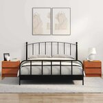 vidaXL Tables de chevet 2 Pièces Brun cire 40 x 30.5 x 35.5 cm