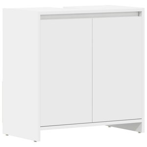 vidaXL Armoire de salle de bain Blanc 60x33x61 cm Bois d'ingénierie
