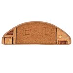 vidaXL Tapis d'escalier autoadhésifs 5 Pièces 65x21x4 cm Beige