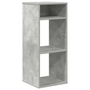 vidaXL Bibliothèque gris béton 34x31x80 cm bois d’ingénierie