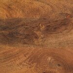 vidaXL Meuble TV avec étagère Marron Bois de manguier massif