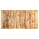 vidaXL Table à dîner 180x90x76 cm Bois de manguier brut solide