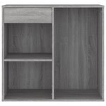 vidaXL Armoire cosmétique Sonoma gris 80x40x75 cm Bois d'ingénierie