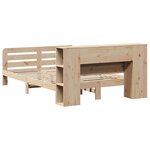 vidaXL Cadre de lit sans matelas 150x200 cm bois de pin massif