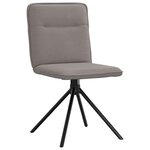 vidaXL Chaises à manger lot de 2 taupe tissu