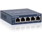 NETGEAR Switch Ethernet FS105 5 Ports Gigabit, bureau et protection a vie ProSAFE