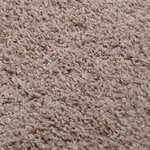 vidaXL Tapis shaggy à poils longs Beige 140x200 cm