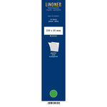 Bandes simple soudure 210 x 41 mm pour timbres-poste. Fond - Transparent