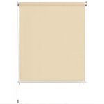 Vidaxl store roulant d'extérieur 240 x 230 cm couleur crème