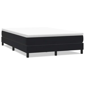 vidaXL Sommier à lattes de lit sans matelas noir 140x210 cm velours