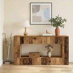 vidaXL Table console Bois ancien 155 x 29 x 74 cm Bois d’ingénierie