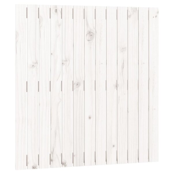 vidaXL Tête de lit murale Blanc 82 5x3x90 cm Bois massif de pin