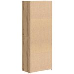 vidaXL Cabinet de Bureau 2 Pièces chêne artisanal 60 x 32 x 153
