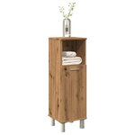vidaXL Armoire de bain chêne artisanal 30x30x95 cm bois d'ingénierie