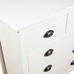 vidaXL Buffet Hill Blanc 79x40x80 cm Bois de pin solide