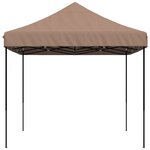 vidaXL Tente de réception pliable escamotable marron 410x279x315 cm