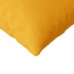 vidaXL Coussins de canapé 2 Pièces Jaune clair 145 x 40 cm