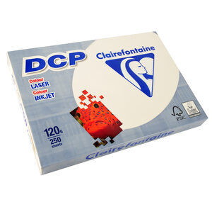 Ramette 250 Feuilles Papier 120g A4 210x297 mm Ivoire CLAIREFONTAINE