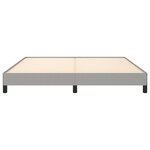 vidaXL Cadre de lit Gris clair 180x200 cm Tissu