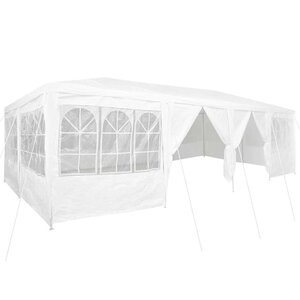 vidaXL Tente de fête Blanc 800 x 400 x 266 cm Polyester et Acier