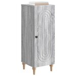 vidaXL Buffet Sonoma gris 33 x 34 5 x 90 cm Bois d'ingénierie