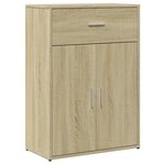 vidaXL Buffet chêne sonoma 60x30x84 cm bois d'ingénierie