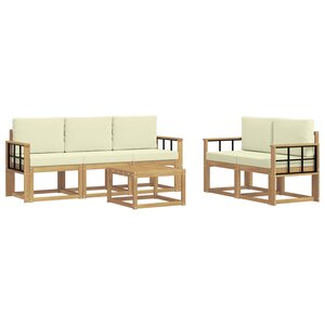 vidaXL Ensemble de canapés d'extérieur 6 pc