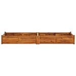 vidaXL Lit surélevé de jardin Bois d'acacia 200x50x25 cm