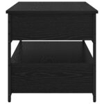 vidaXL Table basse Chêne noir 70 x 50 x 54.5 cm Bois d'ingénierie