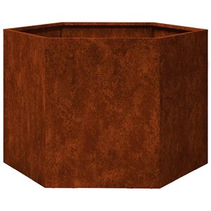 vidaXL Jardinière Rouillé 60x60x45 cm Acier corten