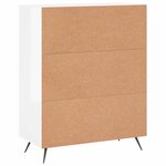 vidaXL Buffet Blanc brillant 69 5x34x90 cm Bois d'ingénierie