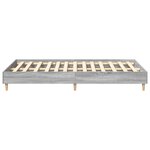 vidaXL Cadre de lit sans matelas sonoma gris 140x190 cm