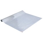 vidaXL Films solaires 3 Pièces effet réfléchissant statique argenté PVC
