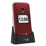 Doro téléphone portable rouge / blanc 2424