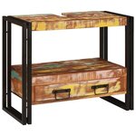 vidaXL Meuble sous-vasque de salle de bain avec tiroir avec étagère