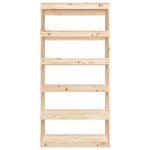 vidaXL Bibliothèque/Séparateur de pièce 80x30x167 4 cm pin massif