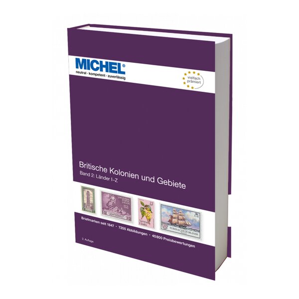 Catalogue Michel timbres des colonies et territoires britanniques volume 2.